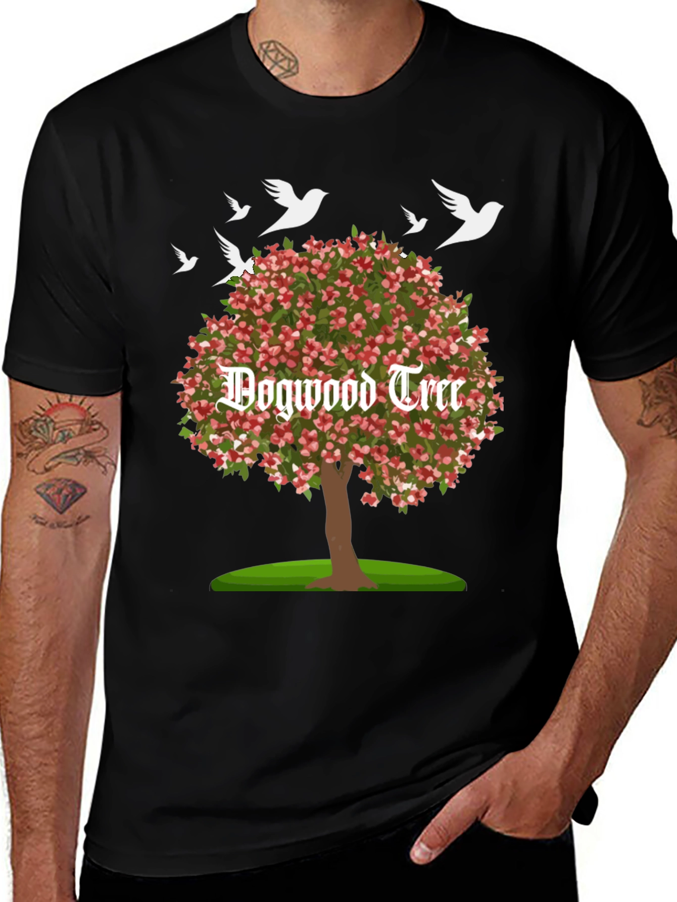 Dogwood Tree T-Shirt - Floral Blossom Graphic Tee