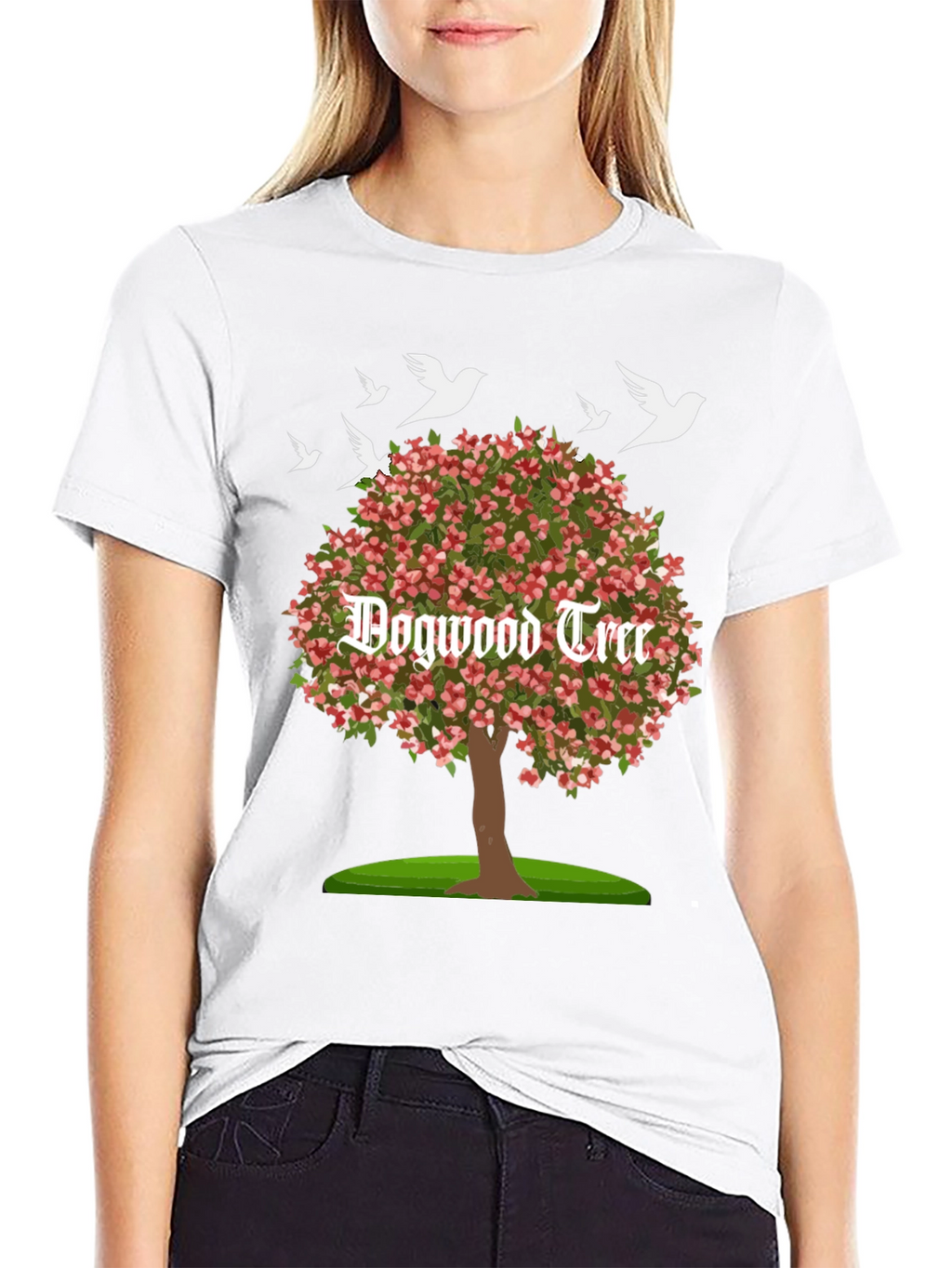 Dogwood Tree T-Shirt - Floral Blossom Graphic Tee