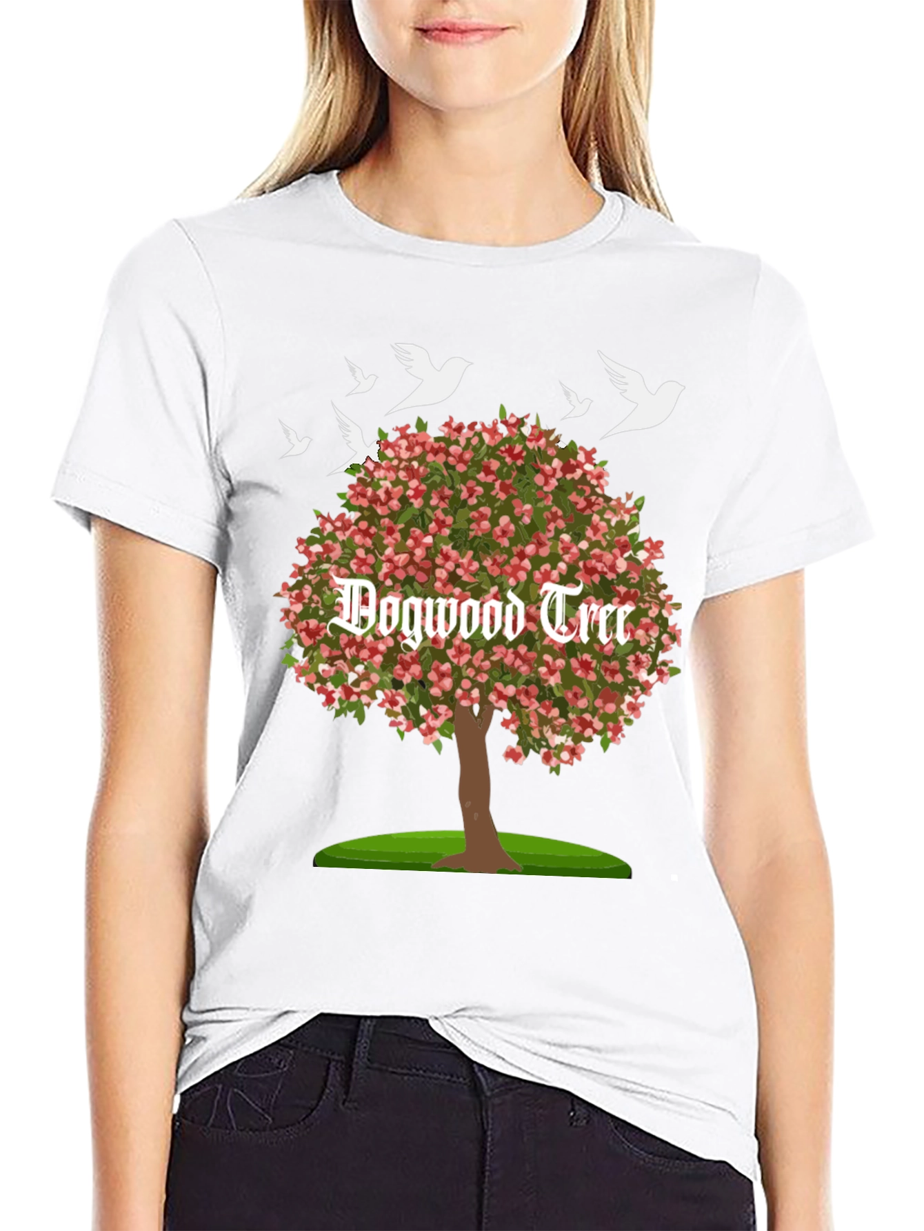 Dogwood Tree T-Shirt - Floral Blossom Graphic Tee