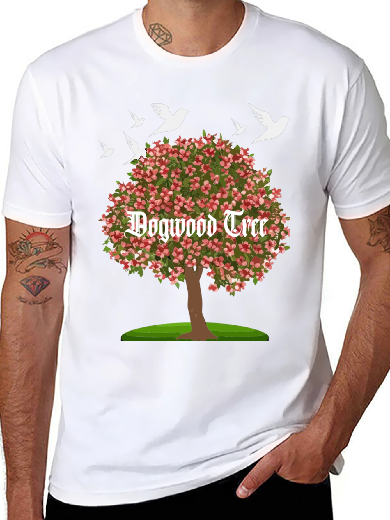 Dogwood Tree T-Shirt - Floral Blossom Graphic Tee