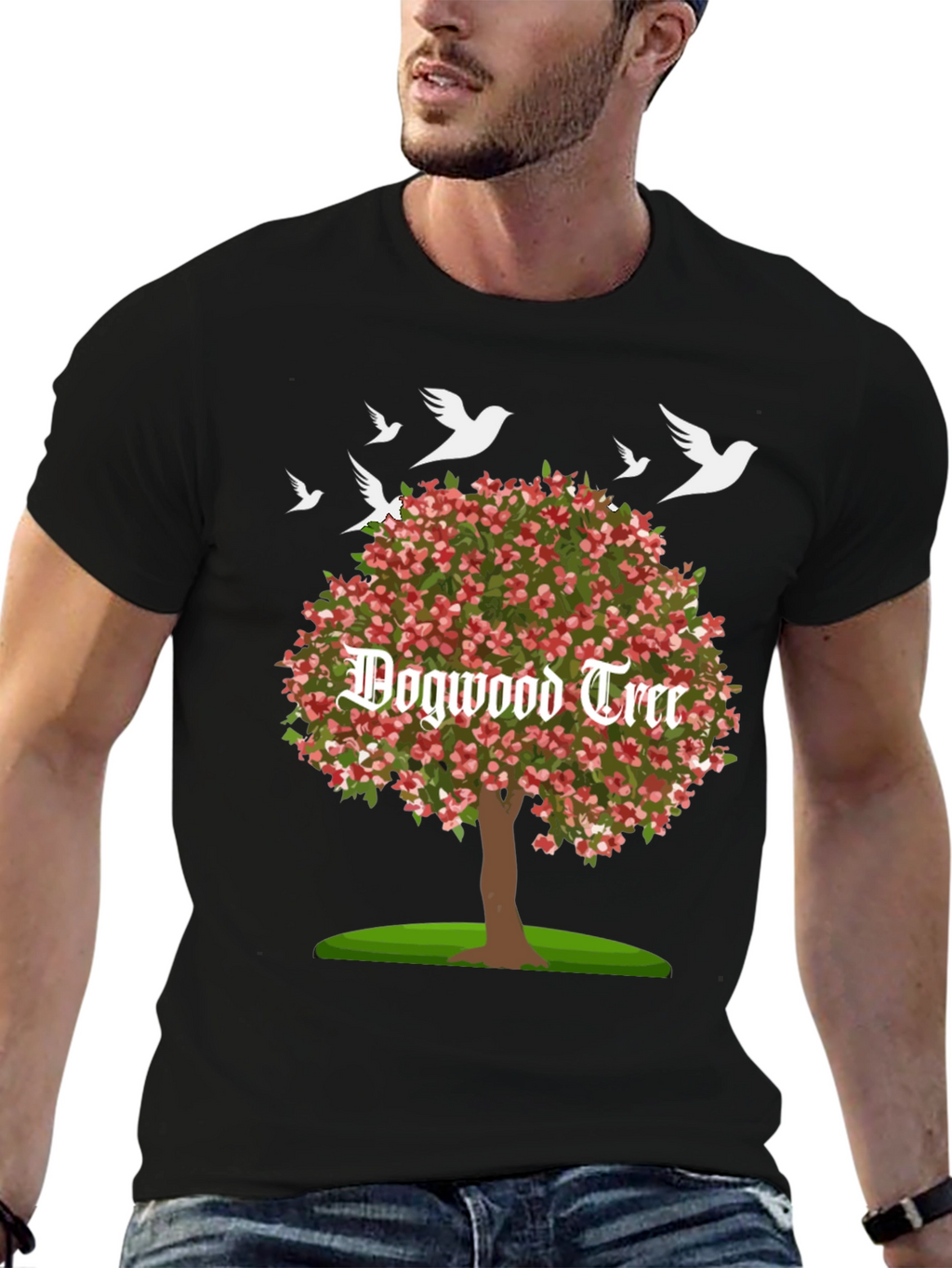 Dogwood Tree T-Shirt - Floral Blossom Graphic Tee