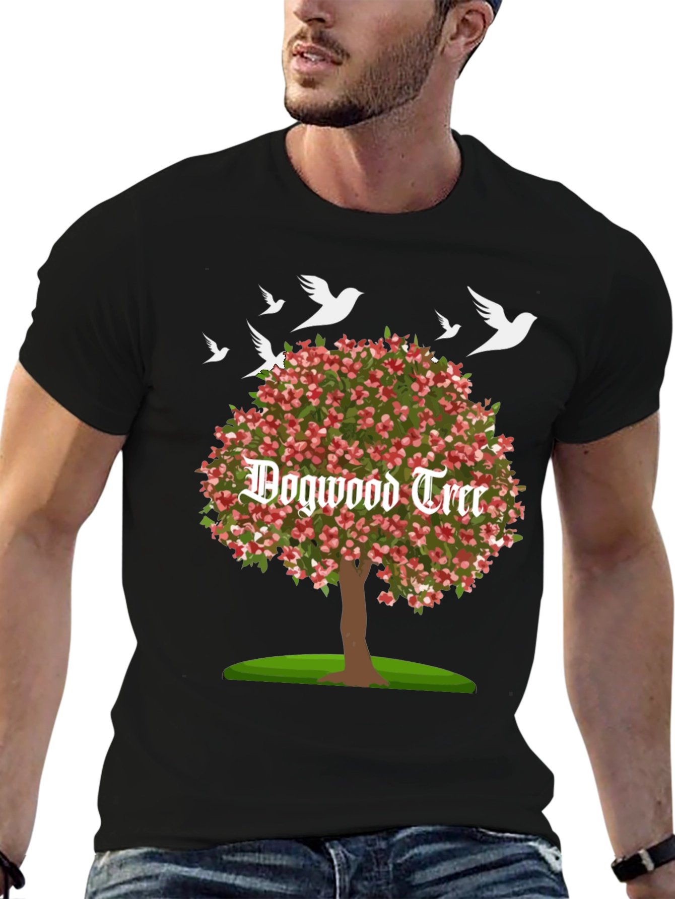 Dogwood Tree T-Shirt - Floral Blossom Graphic Tee