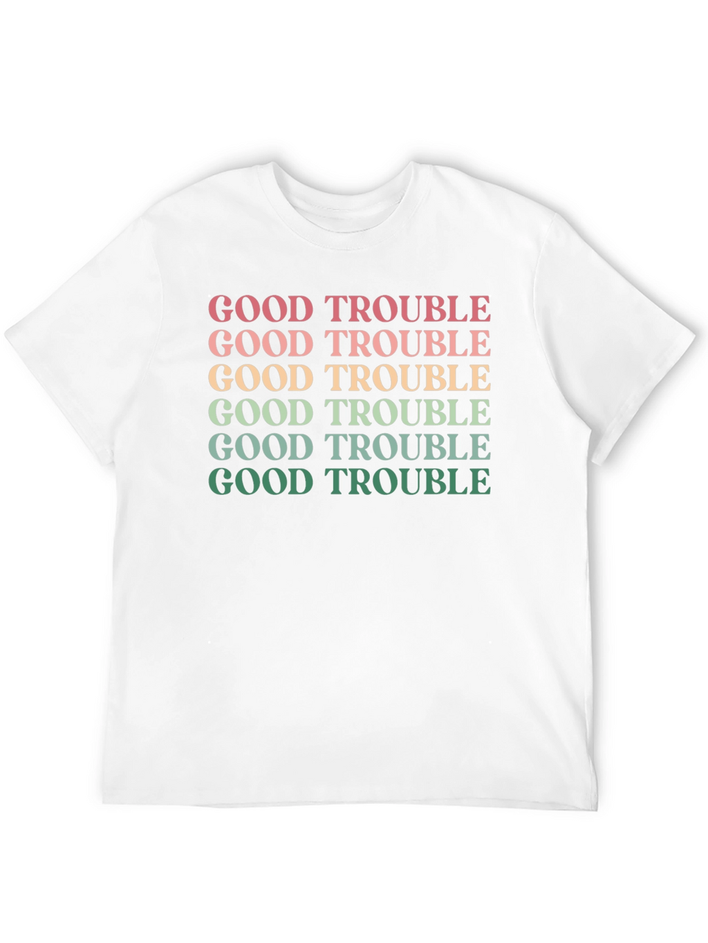 Good Trouble Graphic Tee - Retro Design