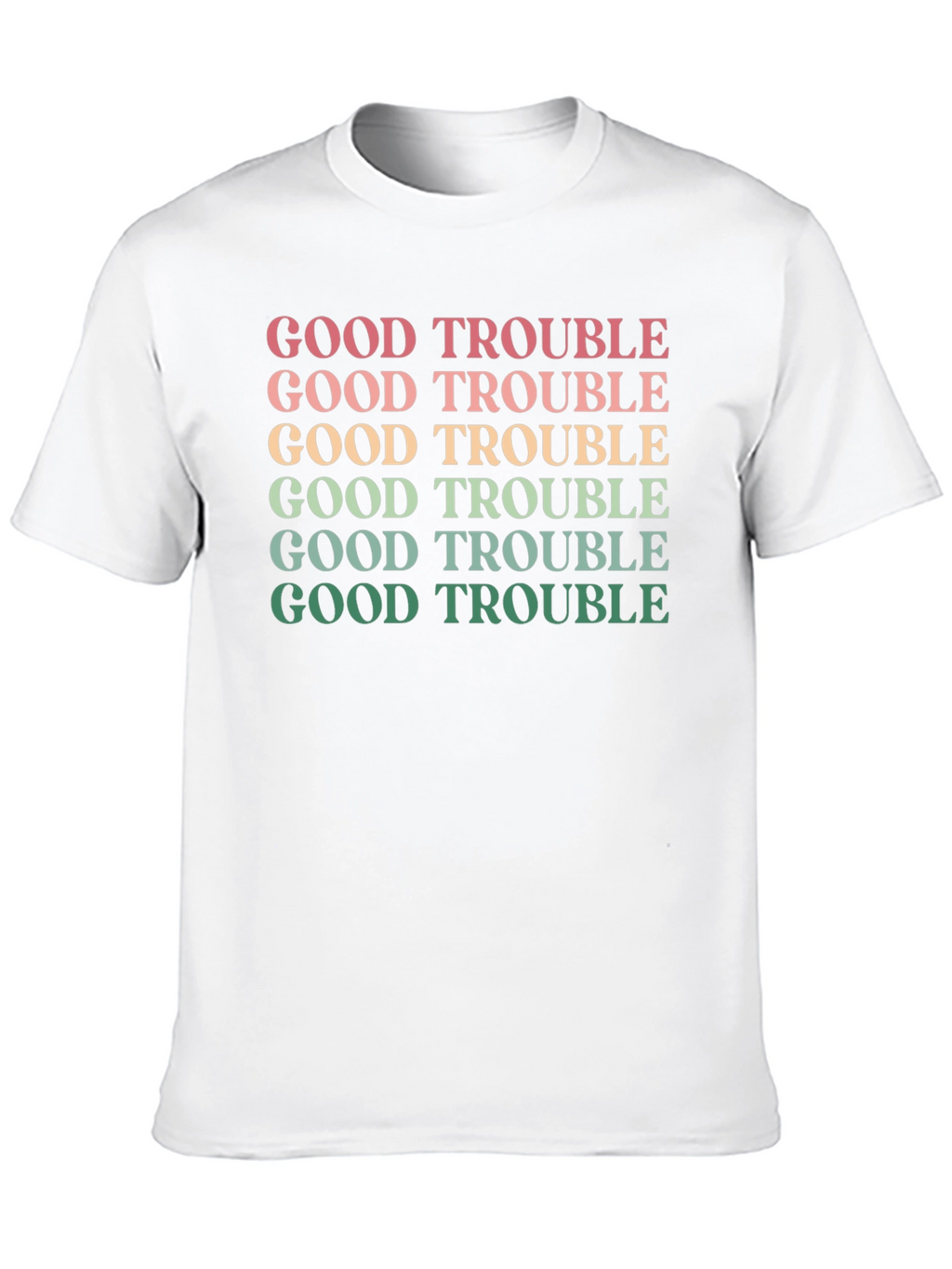 Good Trouble Graphic Tee - Retro Design