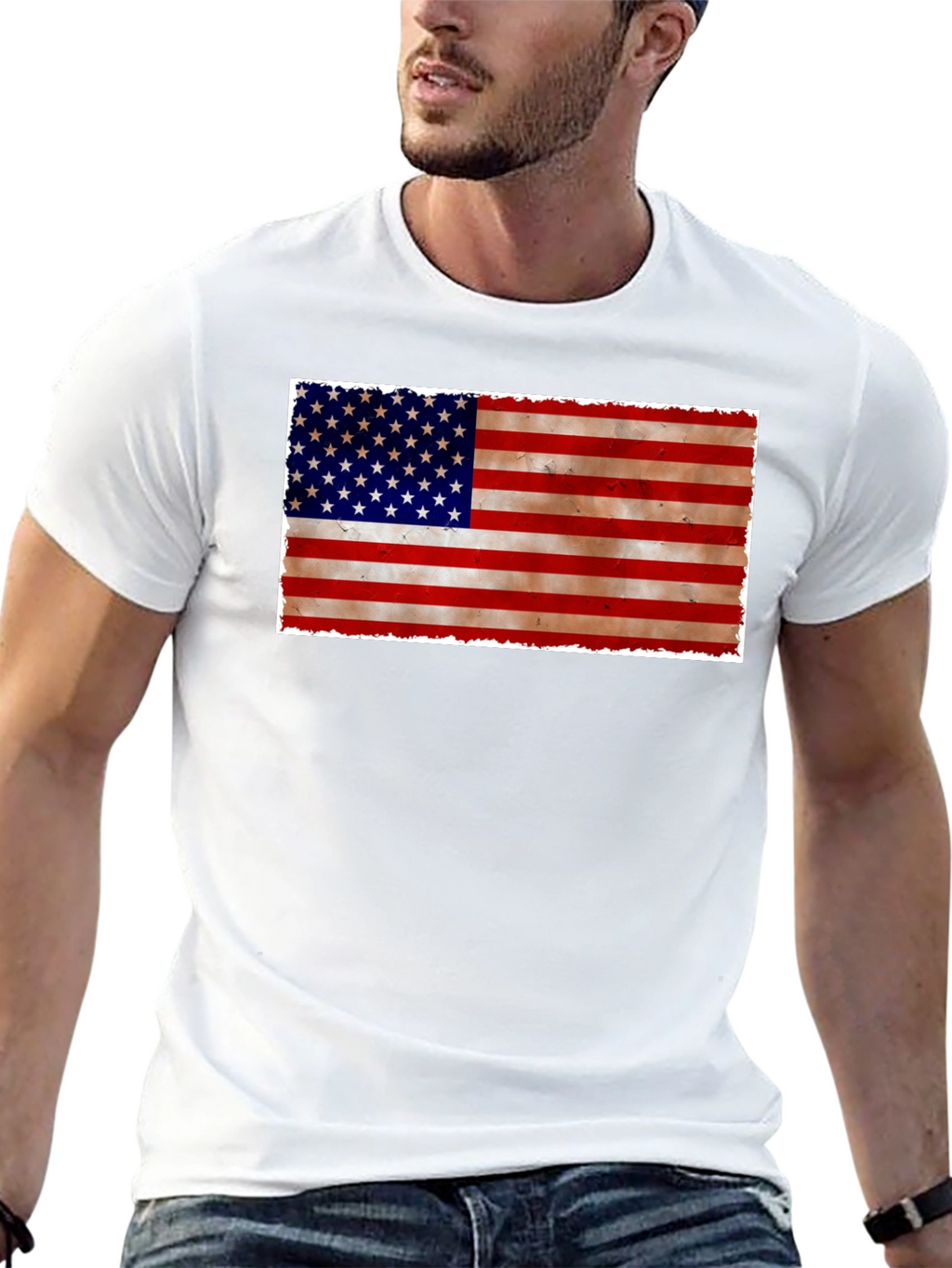 American Flag Graphic Tee - Patriotic Pride