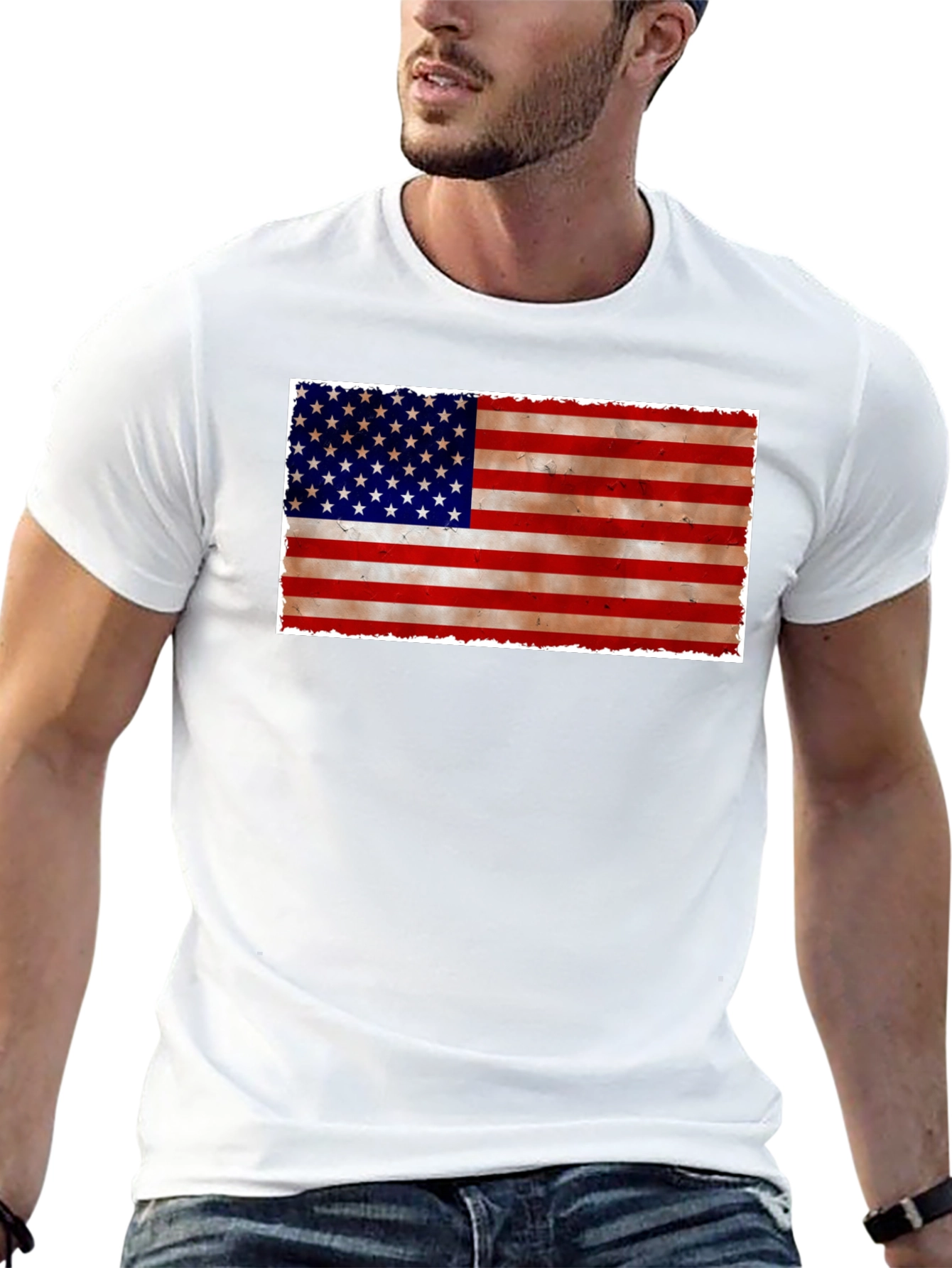 American Flag Graphic Tee - Patriotic Pride