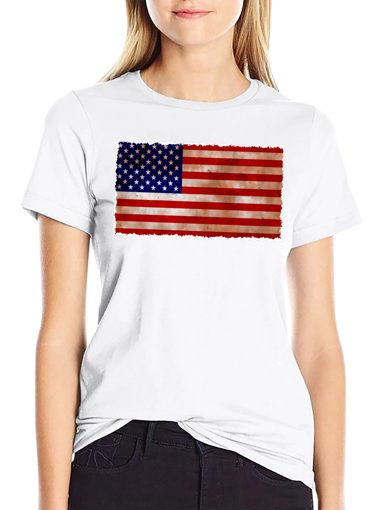 American Flag Graphic Tee - Patriotic Pride