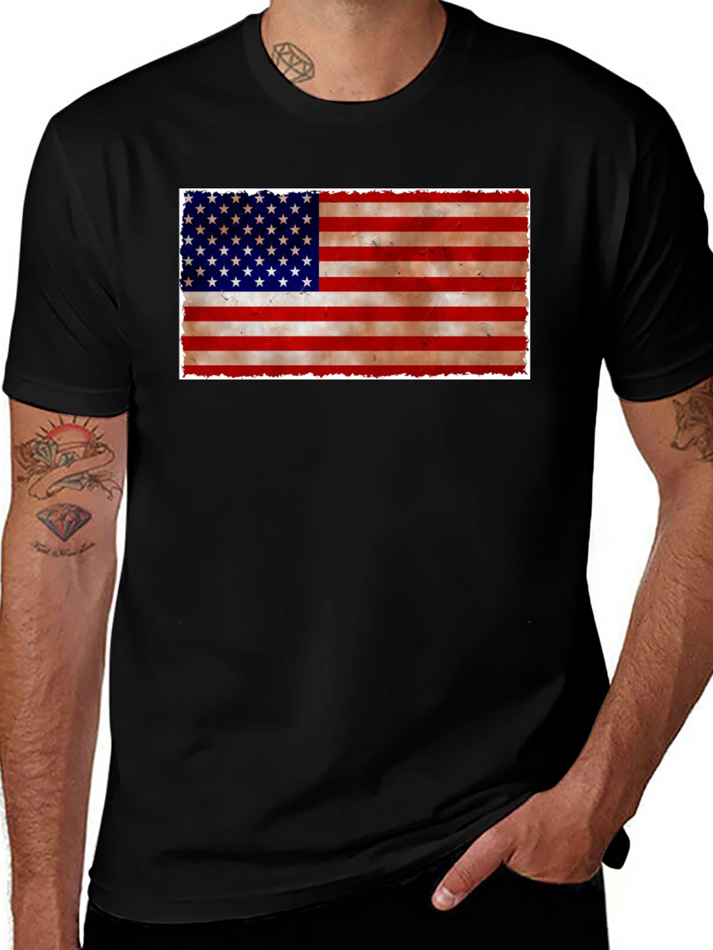 American Flag Graphic Tee - Patriotic Pride