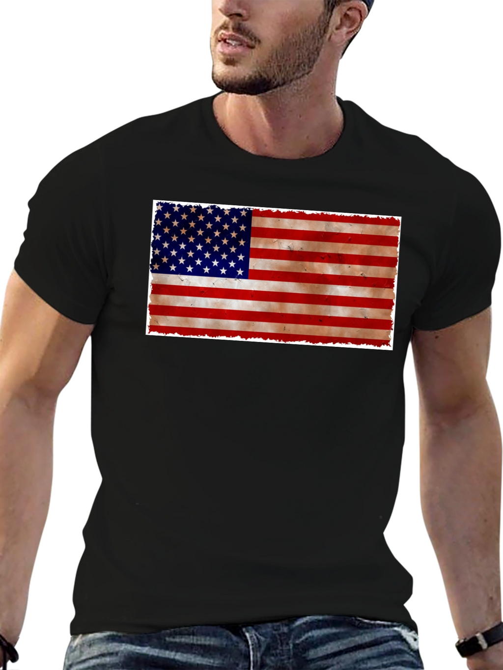 American Flag Graphic Tee - Patriotic Pride