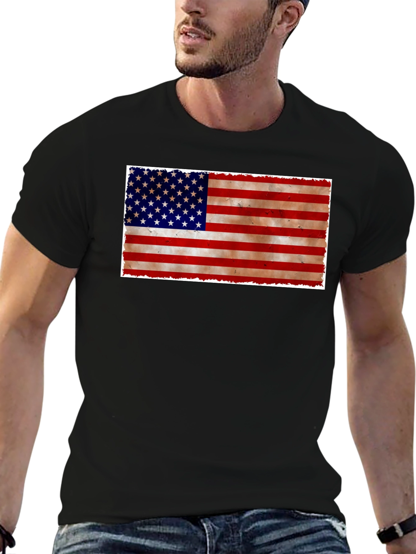 American Flag Graphic Tee - Patriotic Pride