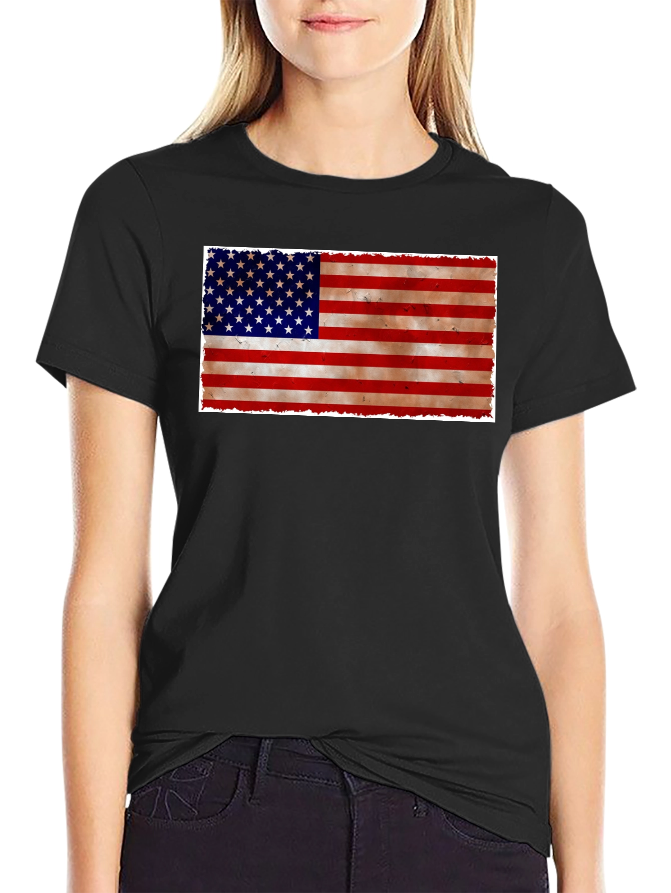 American Flag Graphic Tee - Patriotic Pride
