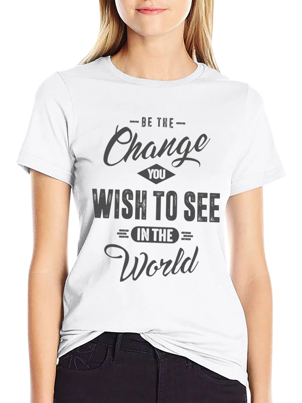 Be the Change Graphic T-Shirt