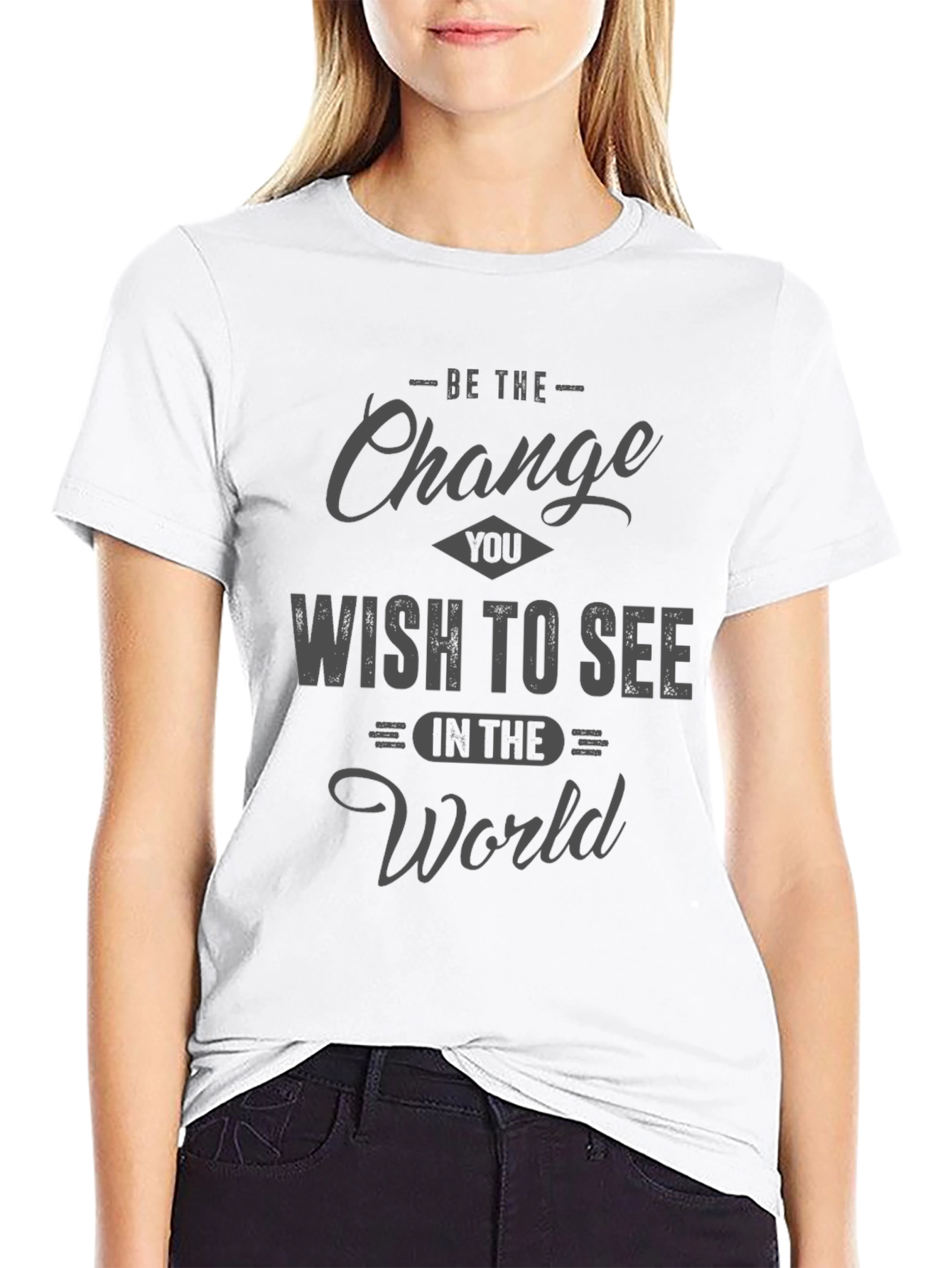 Be the Change Graphic T-Shirt