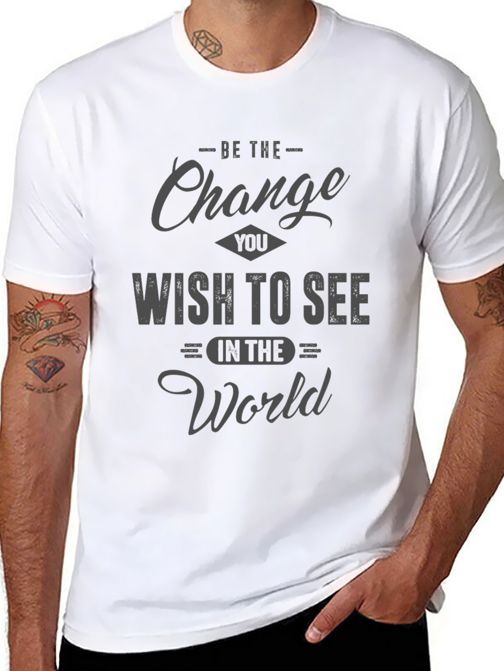 Be the Change Graphic T-Shirt