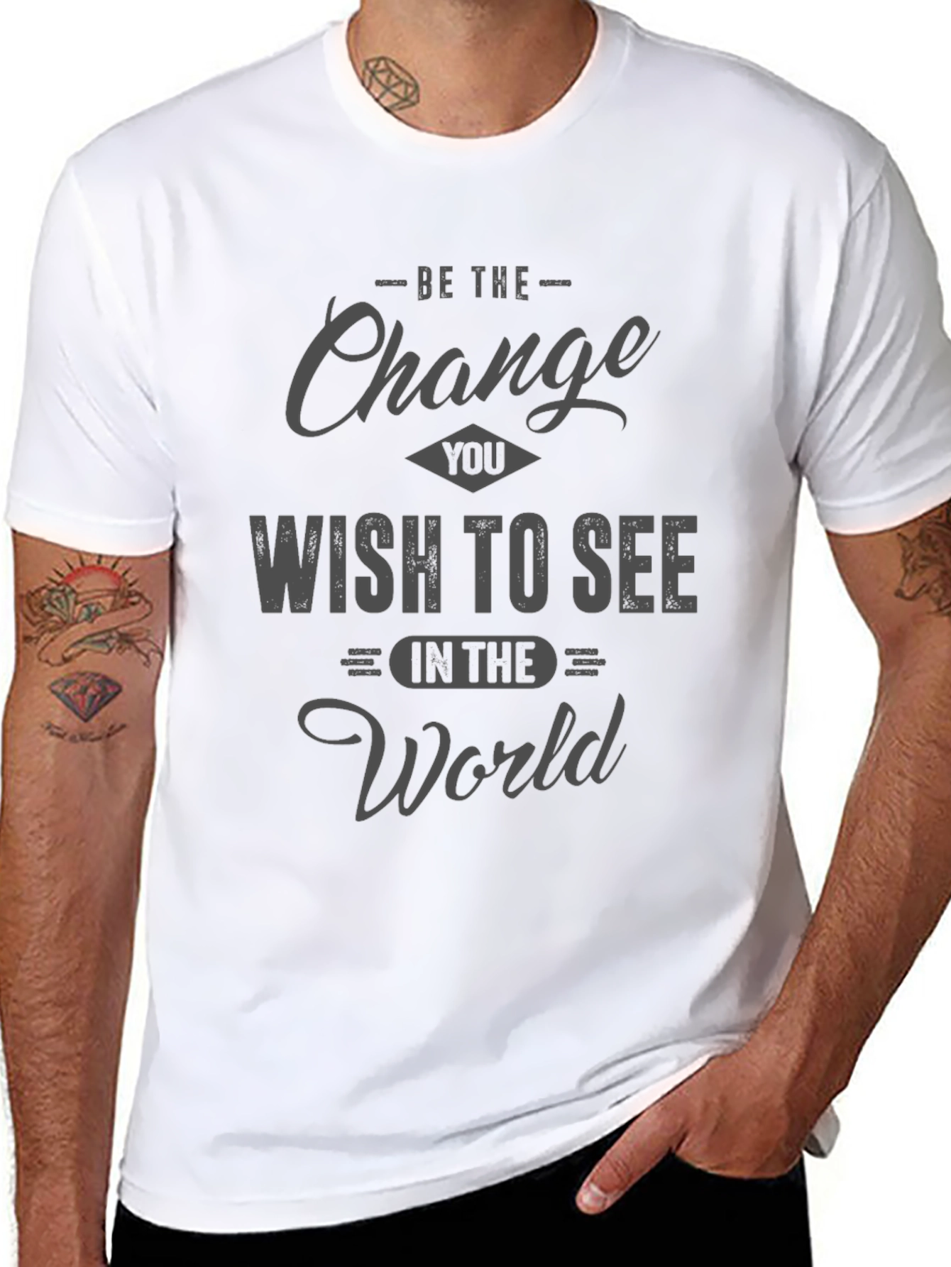 Be the Change Graphic T-Shirt