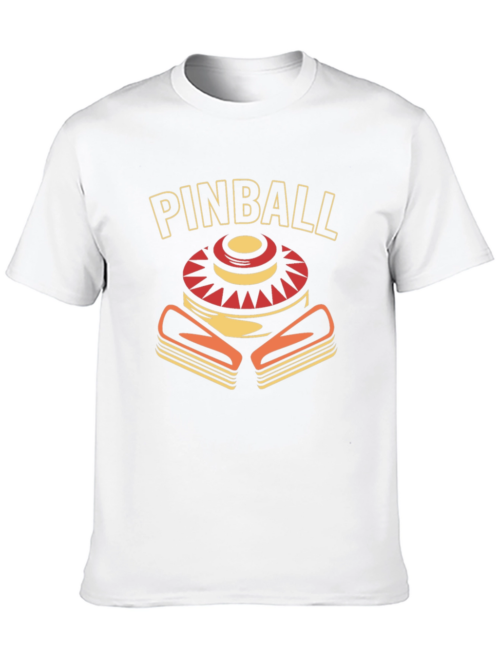 Retro Pinball Machine Graphic T-Shirt
