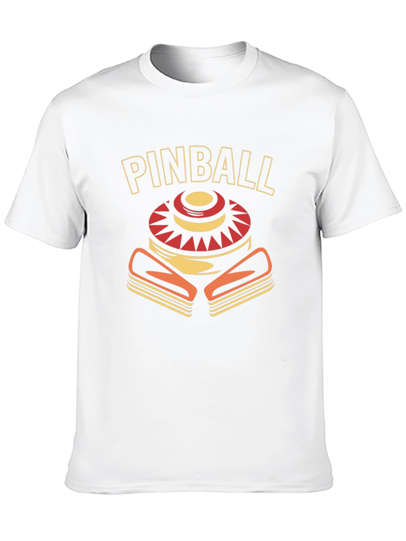 Retro Pinball Machine Graphic T-Shirt