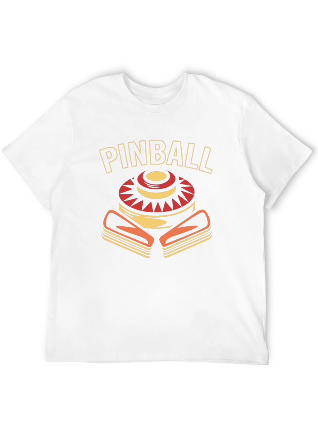 Retro Pinball Machine Graphic T-Shirt