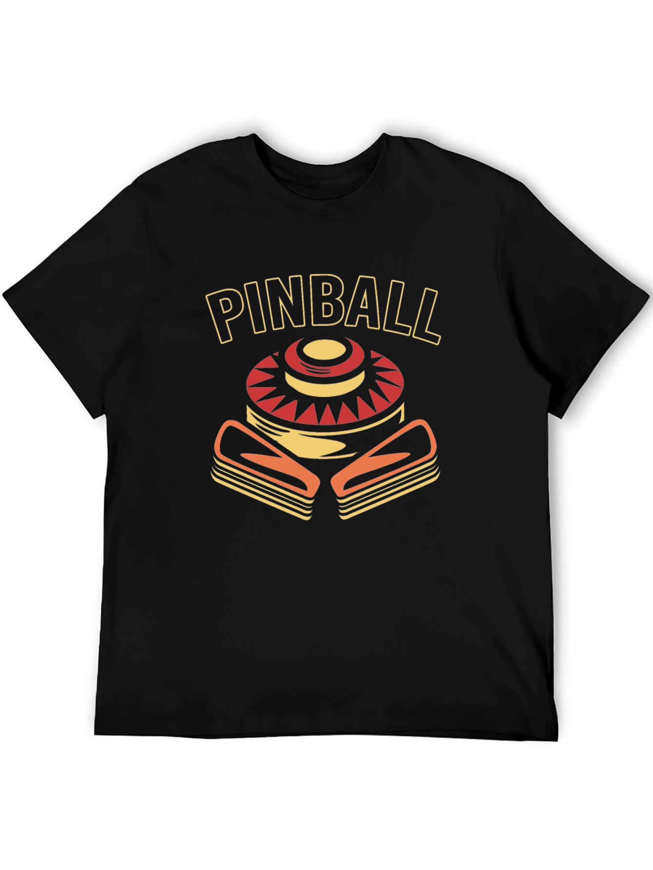 Retro Pinball Machine Graphic T-Shirt