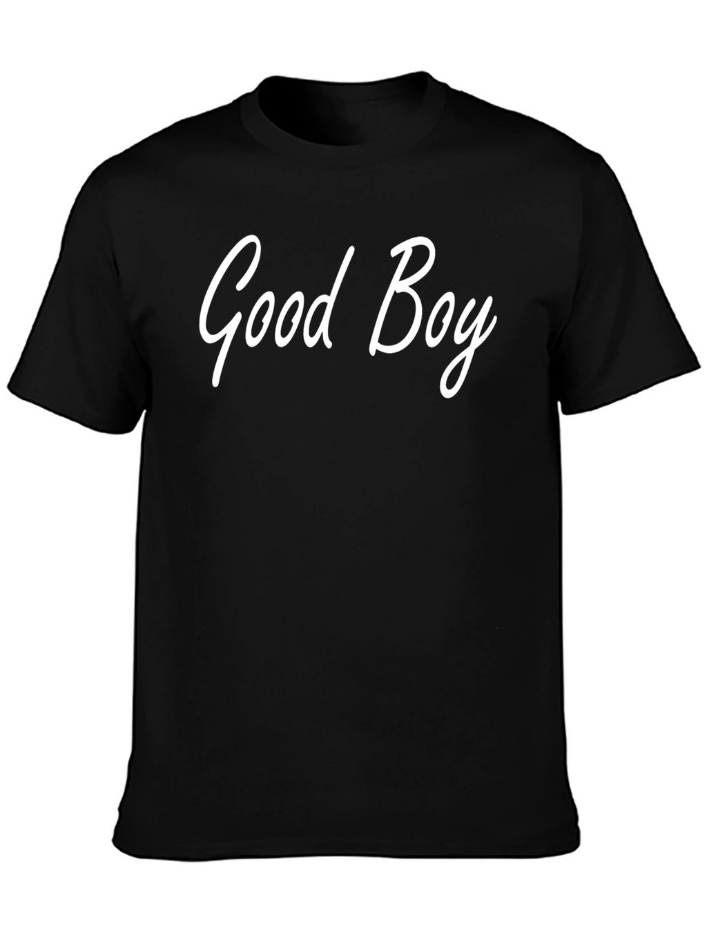 Good Boy Graphic Tee - Casual Black T-Shirt