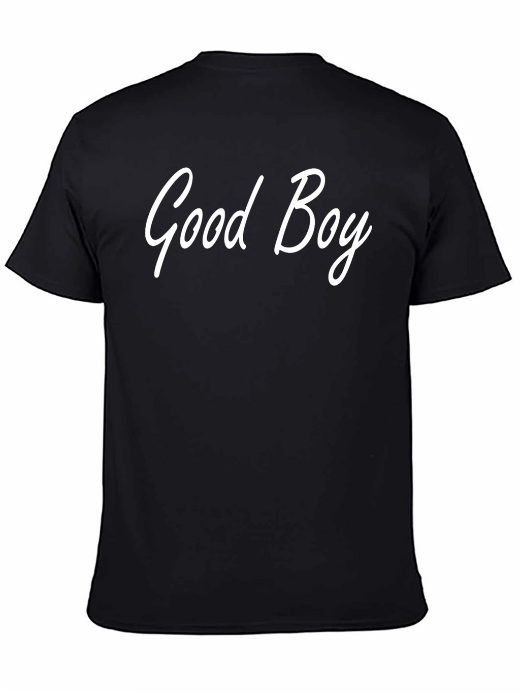 Good Boy Graphic Tee - Casual Black T-Shirt