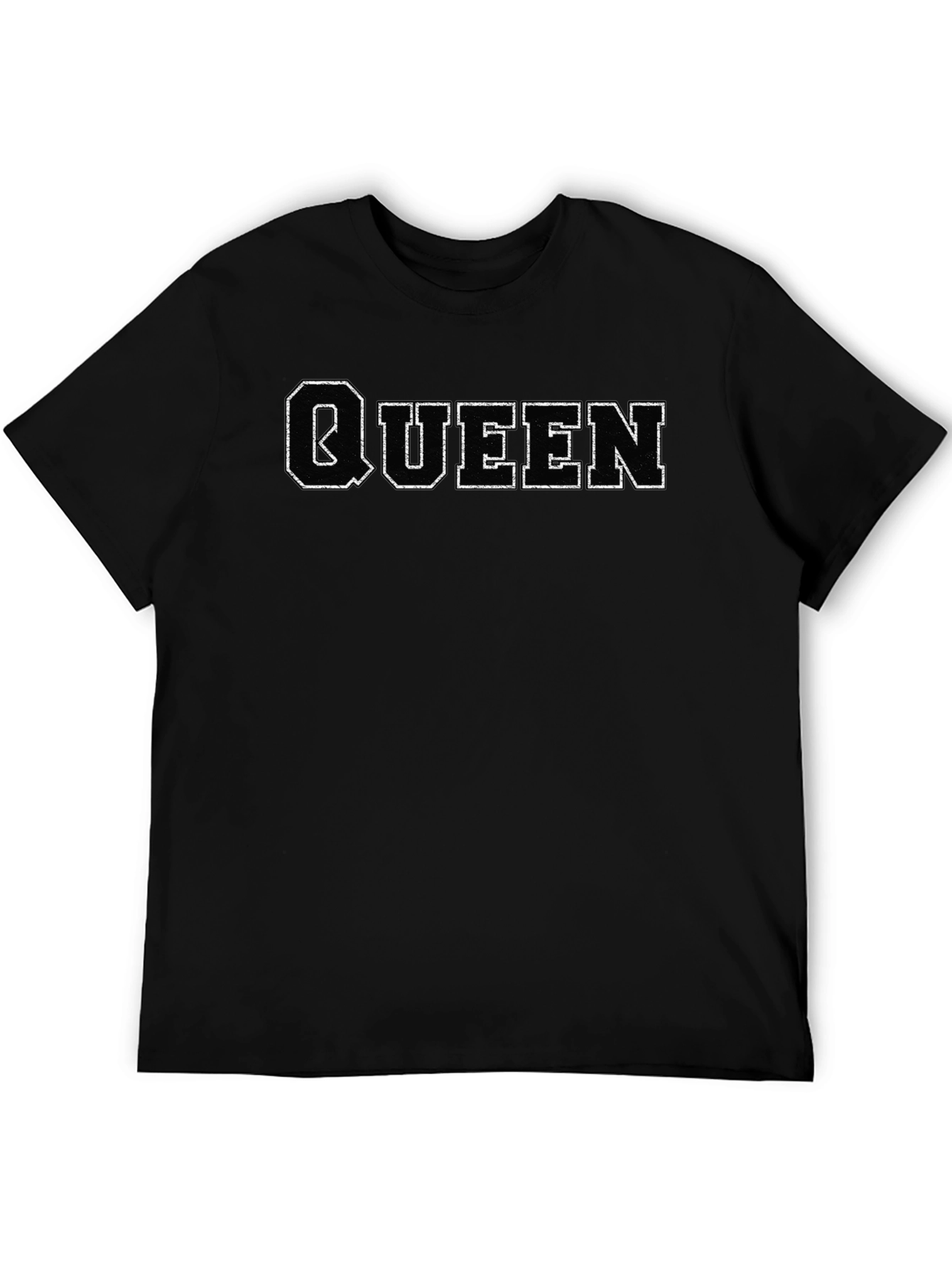 Queen Graphic T-Shirt - Black Crew Neck Tee