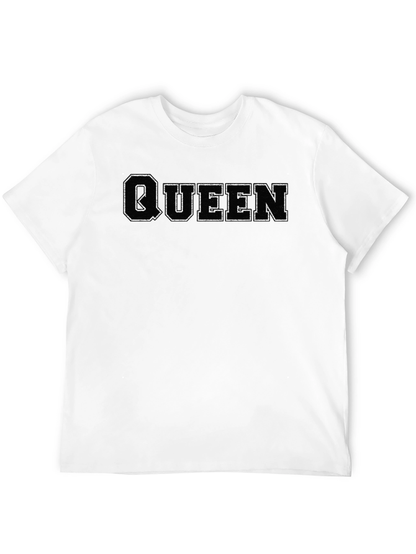 Queen Graphic T-Shirt - Black Crew Neck Tee
