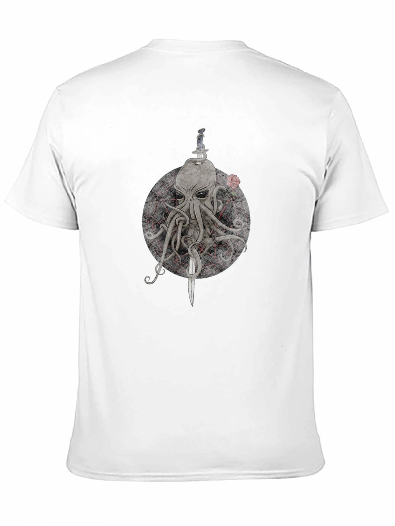 Octopus & Dagger Graphic Tee - Mens Black T-Shirt