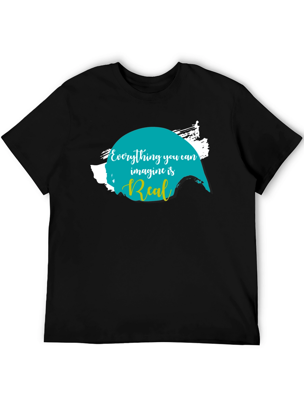 Imagine is Real Black T-Shirt