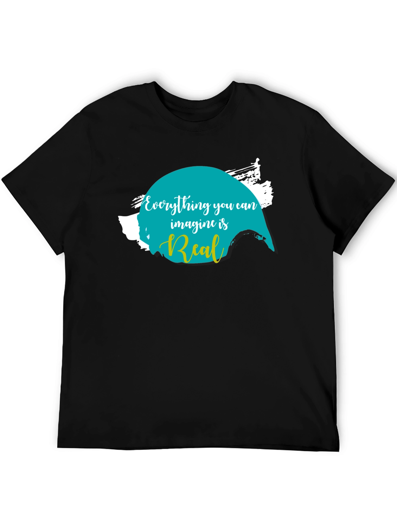 Imagine is Real Black T-Shirt