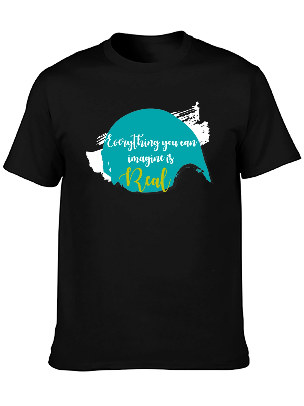 Imagine is Real Black T-Shirt