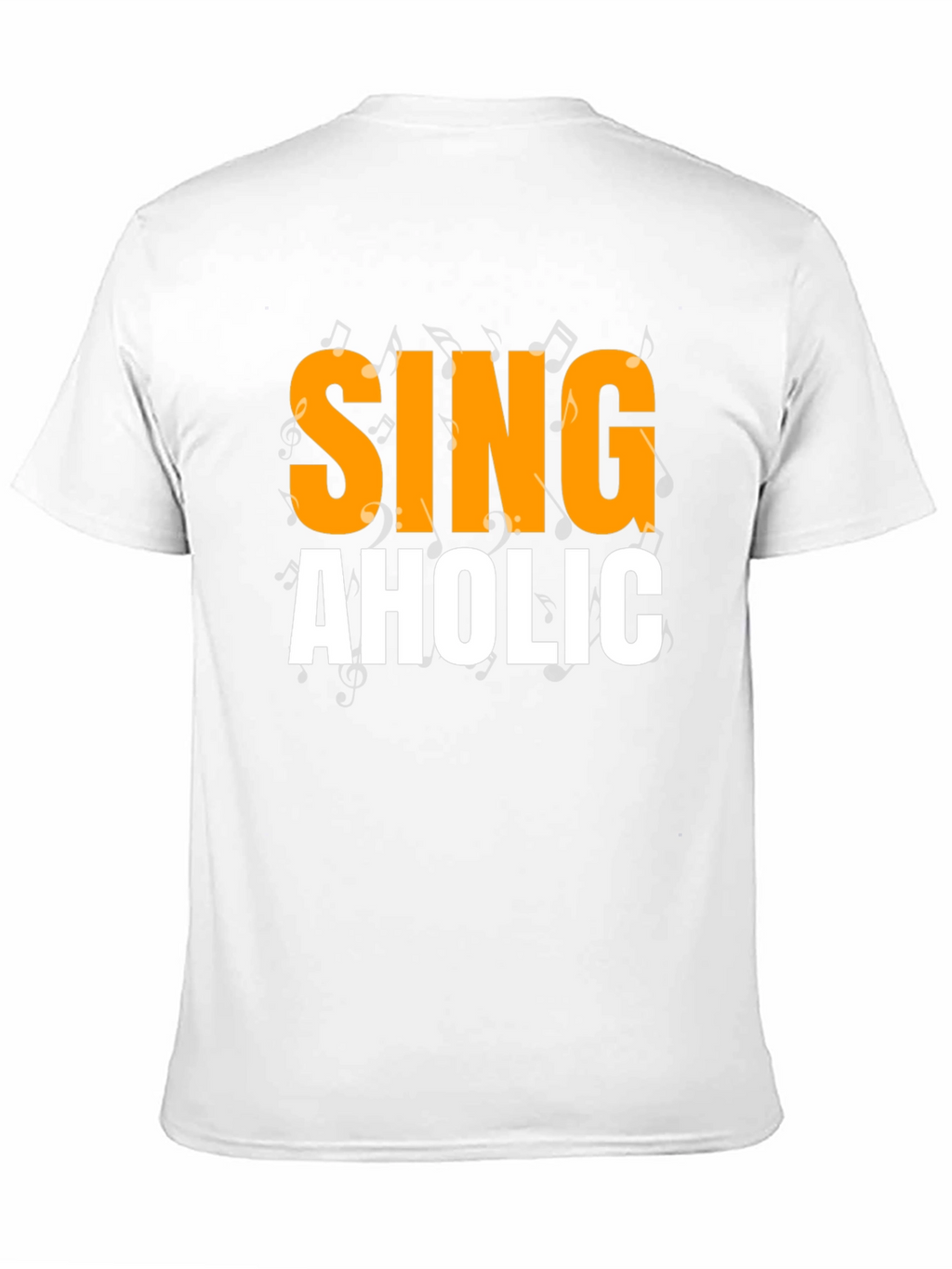 Singaholic Black T-Shirt - Music Lover Gift