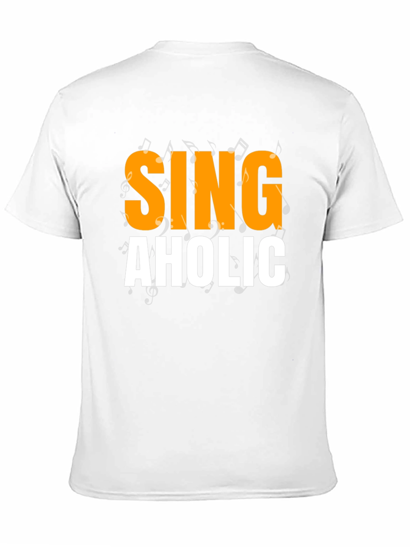 Singaholic Black T-Shirt - Music Lover Gift