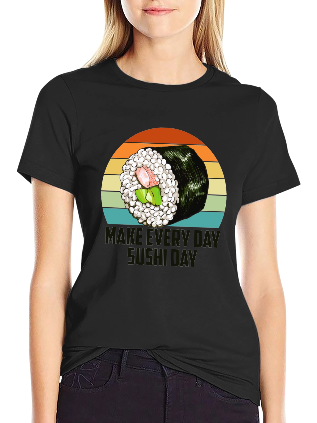 Sushi Graphic T-Shirt - Make Every Day Sushi Day