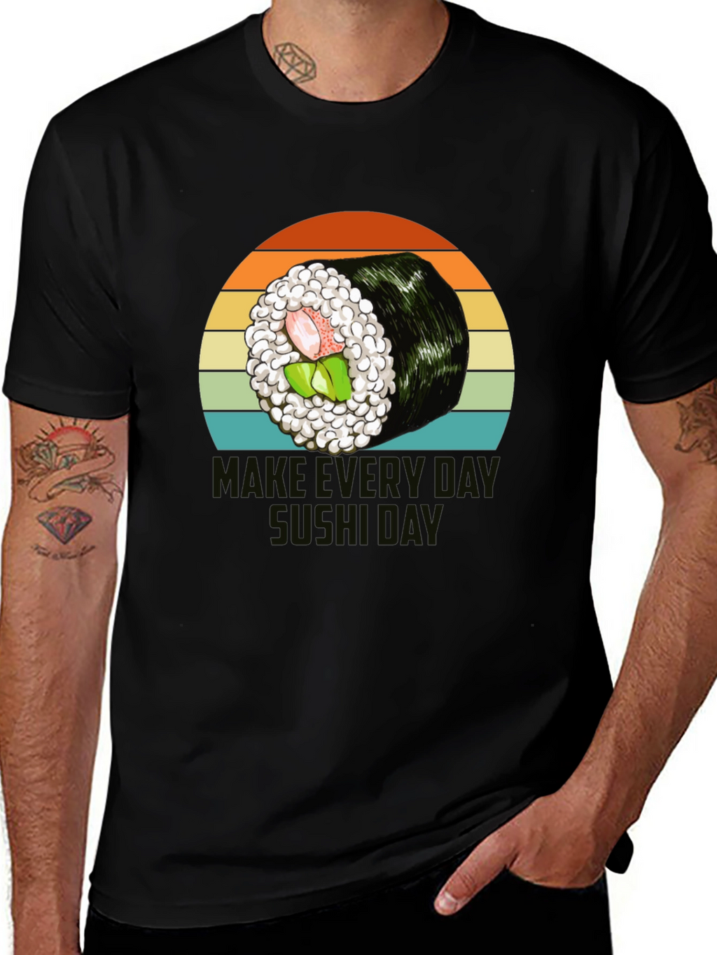 Sushi Graphic T-Shirt - Make Every Day Sushi Day