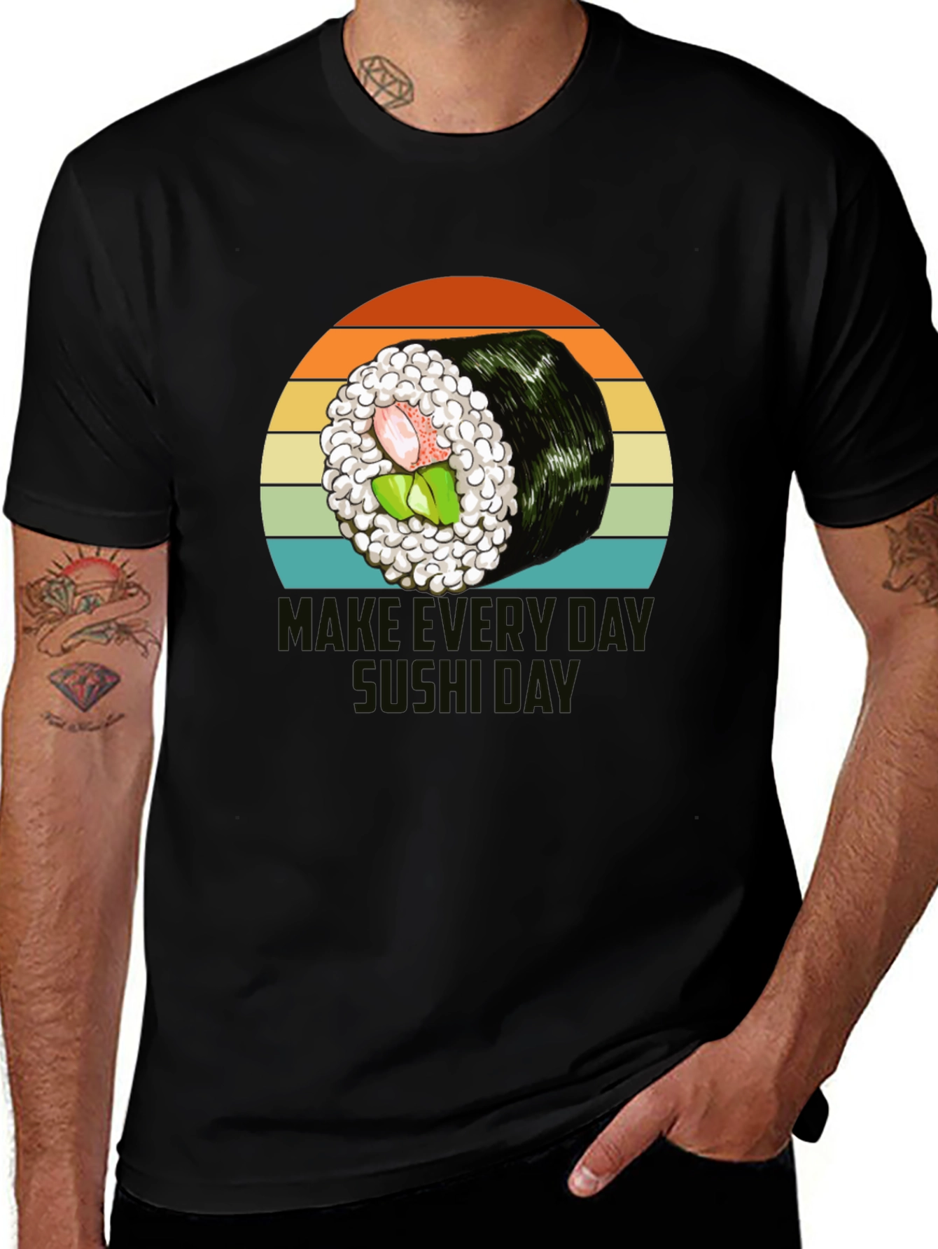 Sushi Graphic T-Shirt - Make Every Day Sushi Day