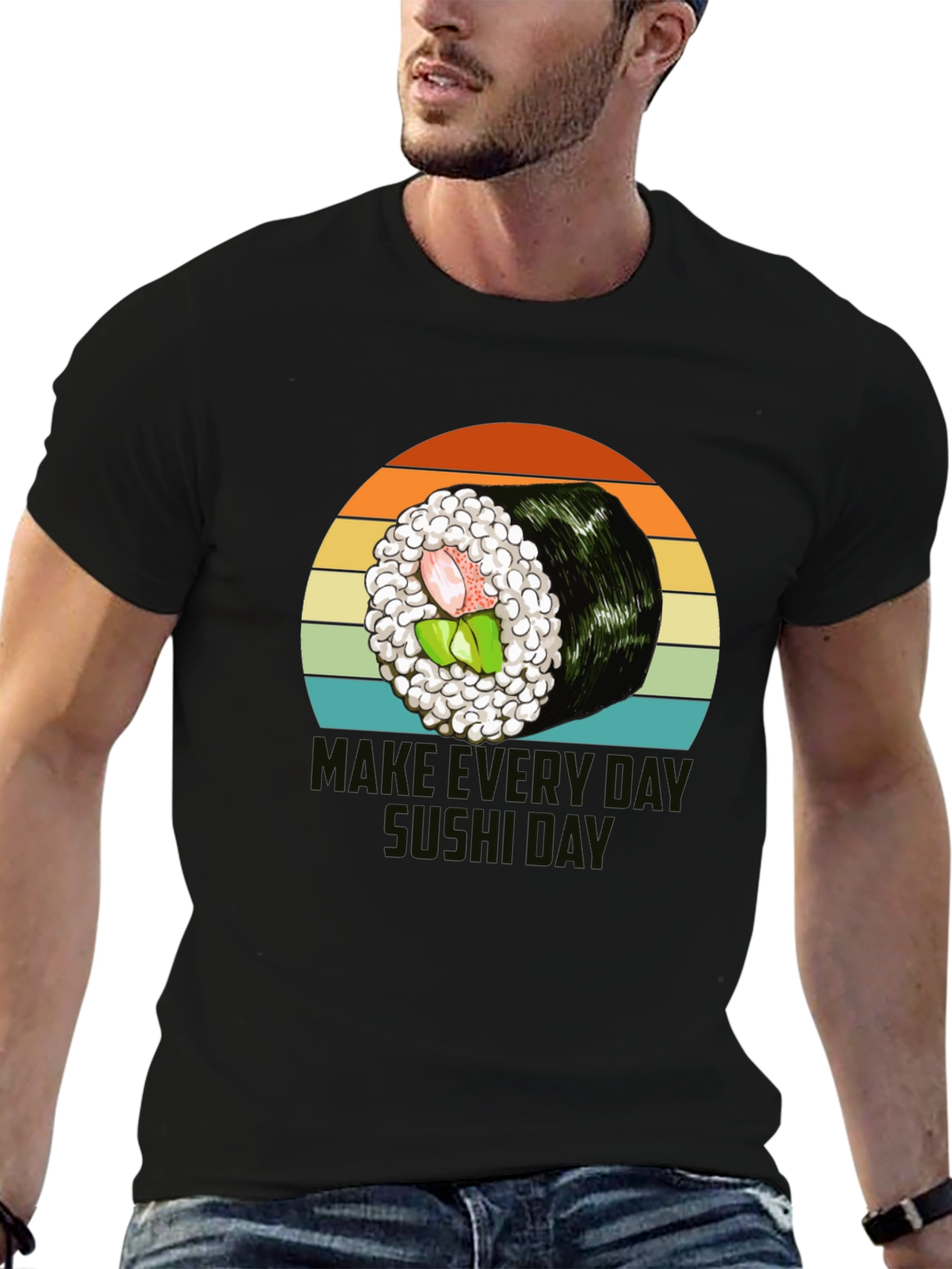 Sushi Graphic T-Shirt - Make Every Day Sushi Day