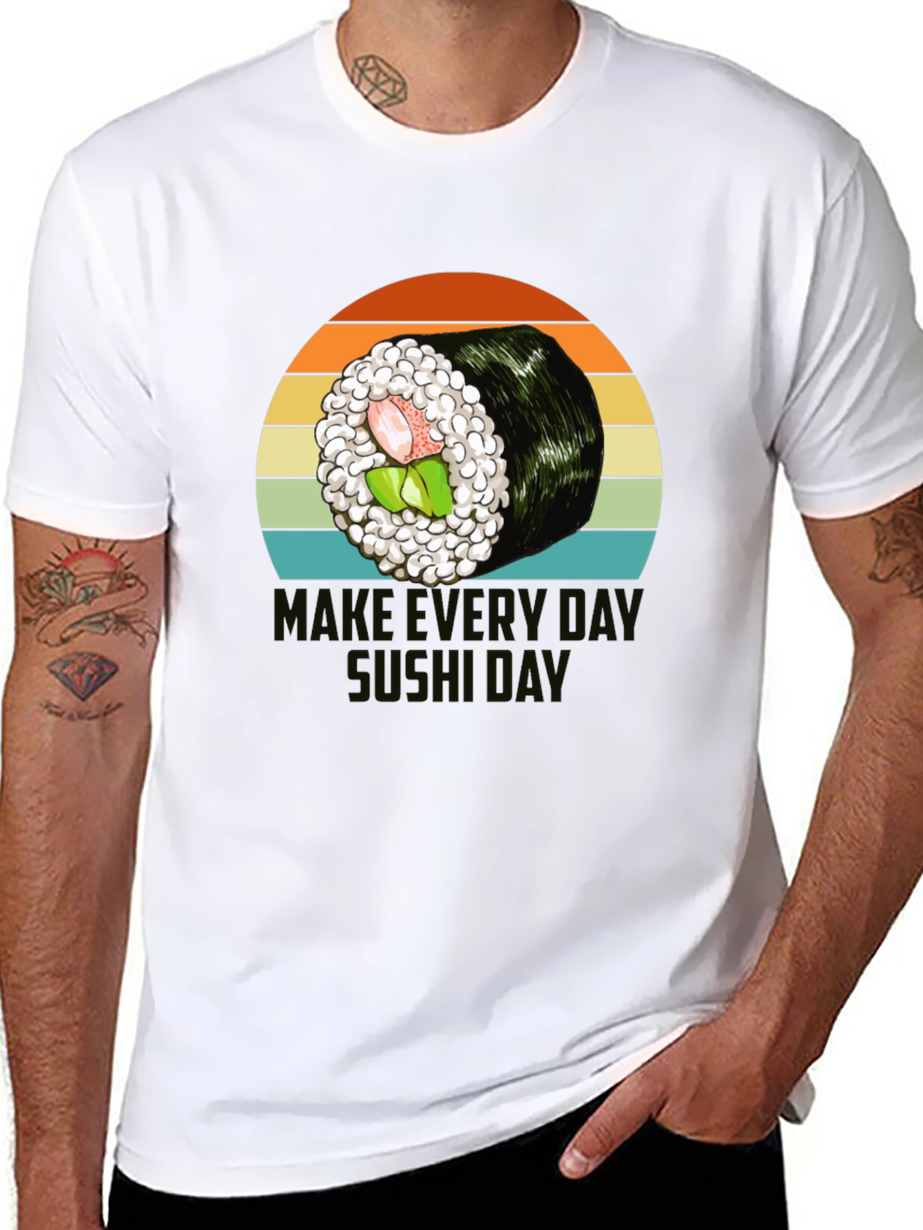 Sushi Graphic T-Shirt - Make Every Day Sushi Day
