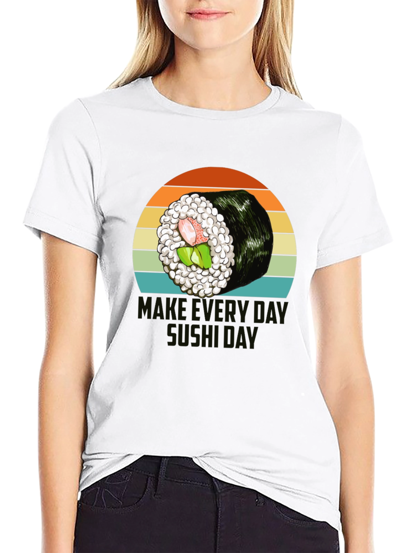 Sushi Graphic T-Shirt - Make Every Day Sushi Day