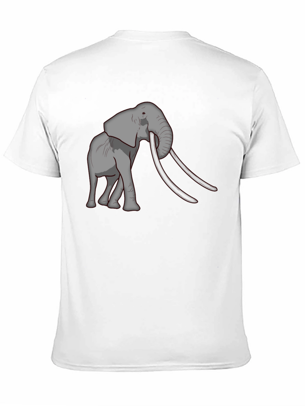 Elephant Graphic Tee - Black Casual Comfort