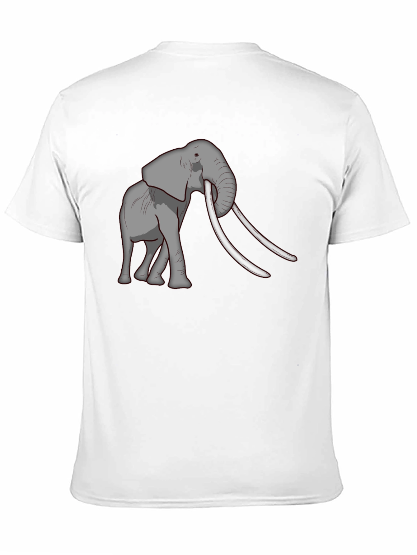 Elephant Graphic Tee - Black Casual Comfort