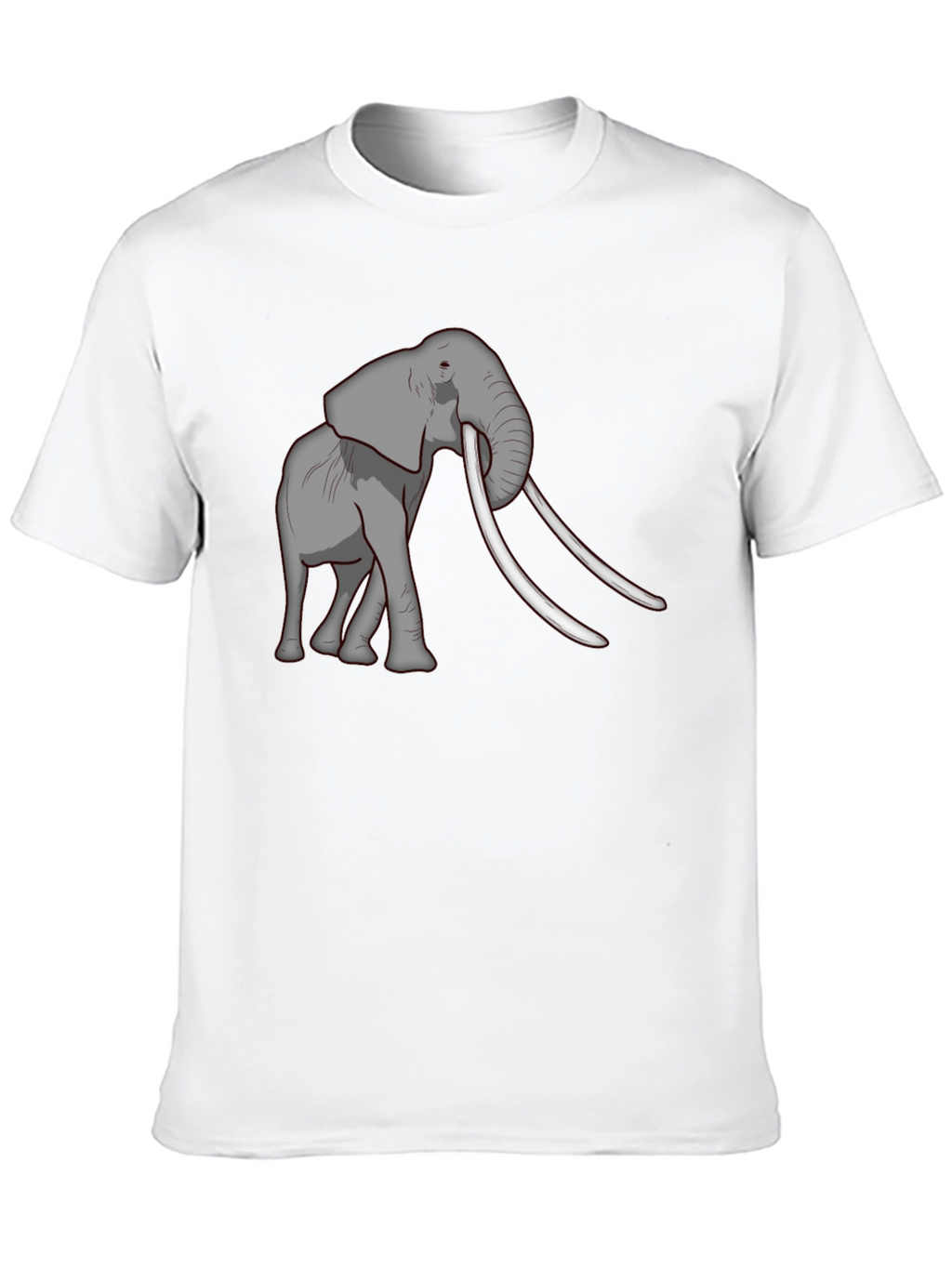 Elephant Graphic Tee - Black Casual Comfort