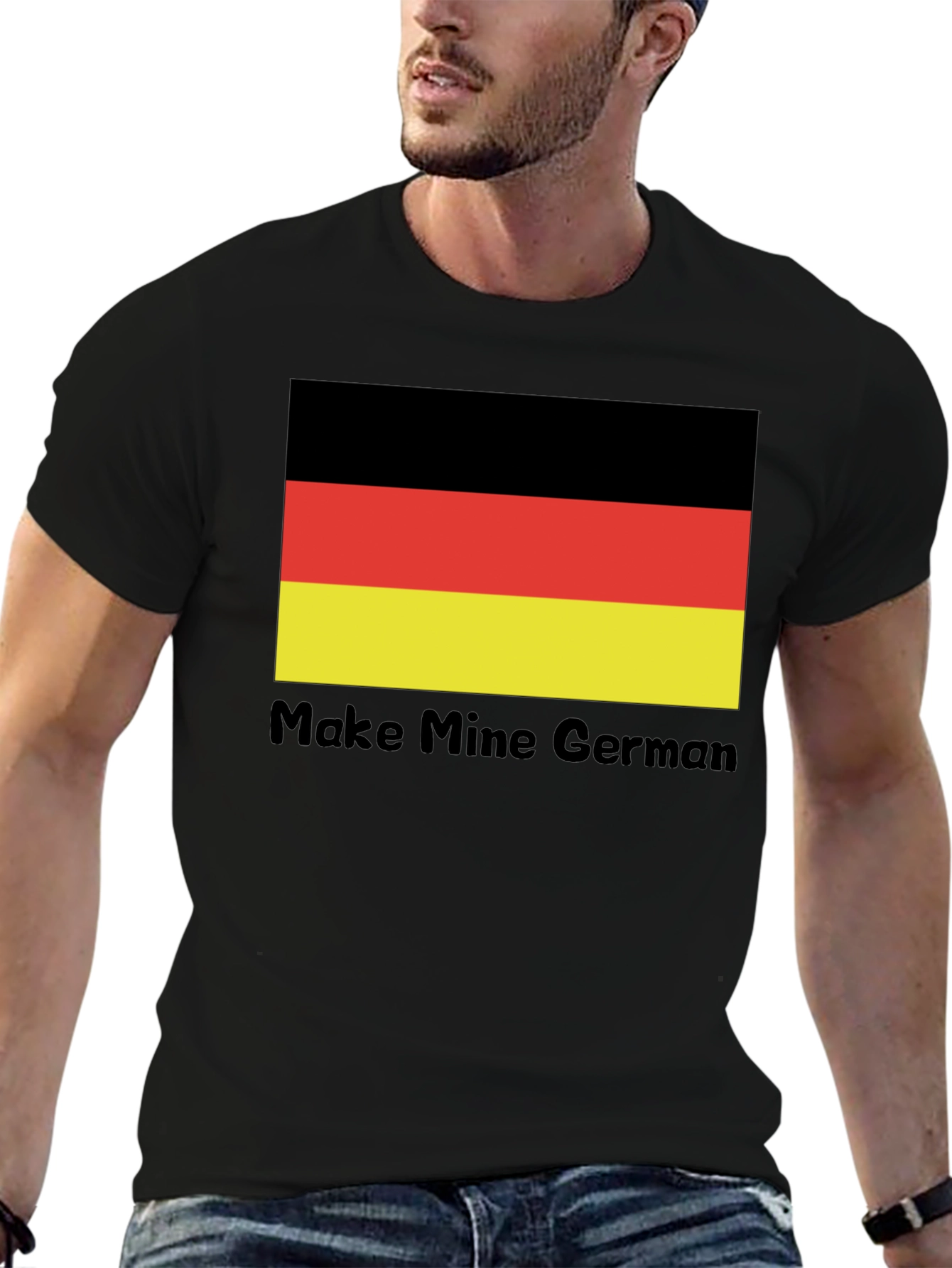 Make Mine German T-Shirt Flag Tee