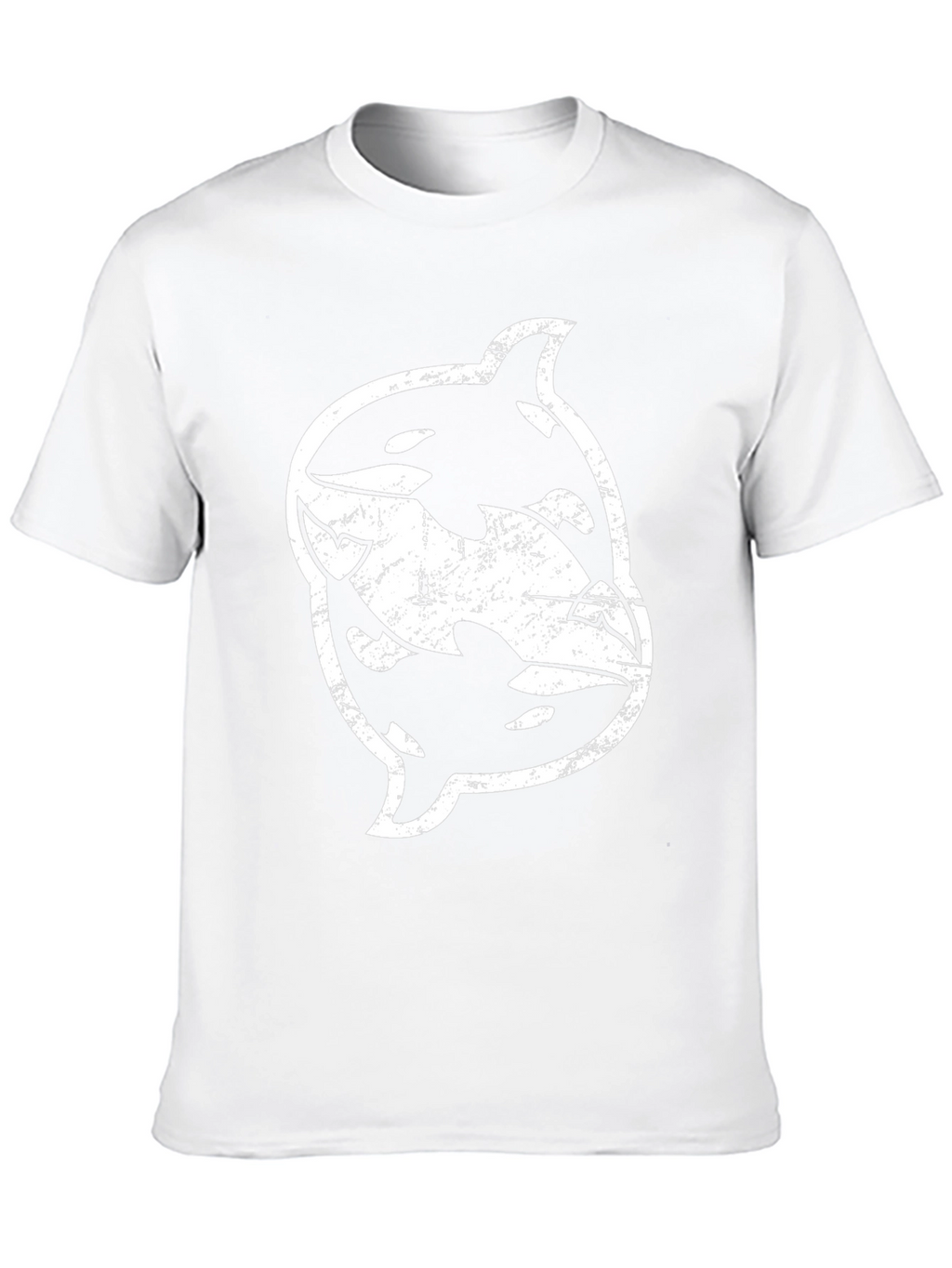 Orca Yin Yang Graphic Black T-Shirt