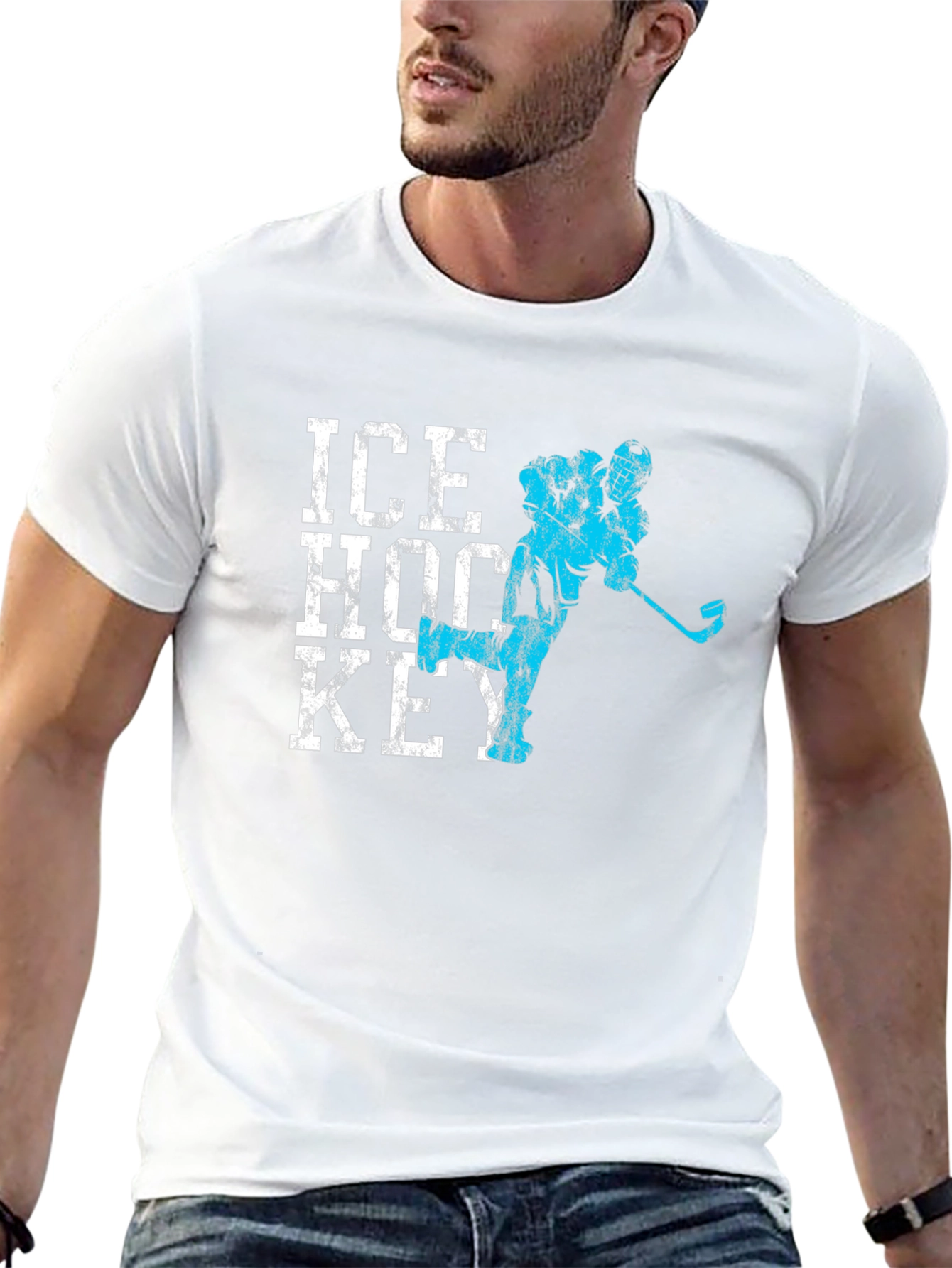 Ice Hockey Graphic T-Shirt