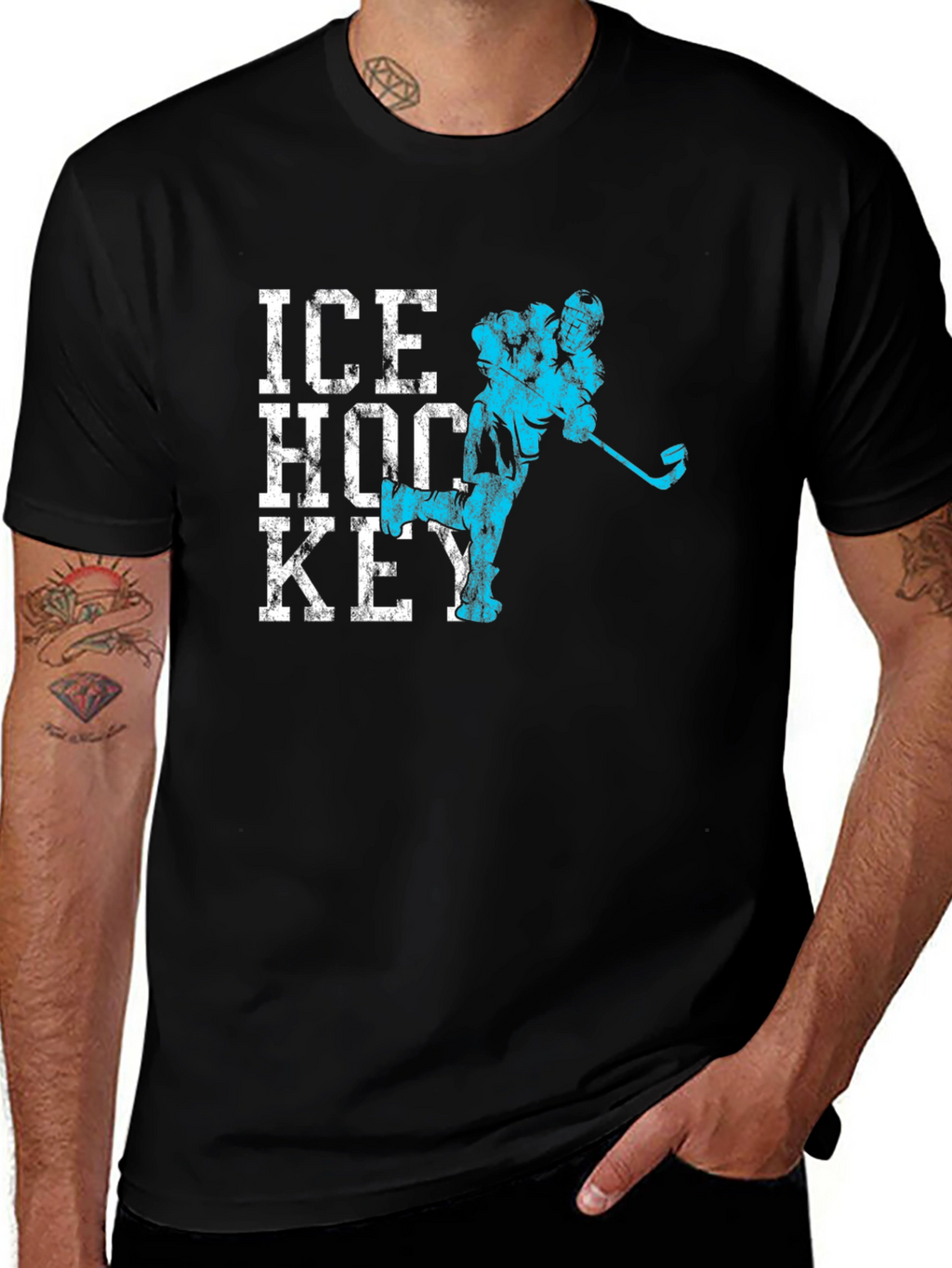 Ice Hockey Graphic T-Shirt