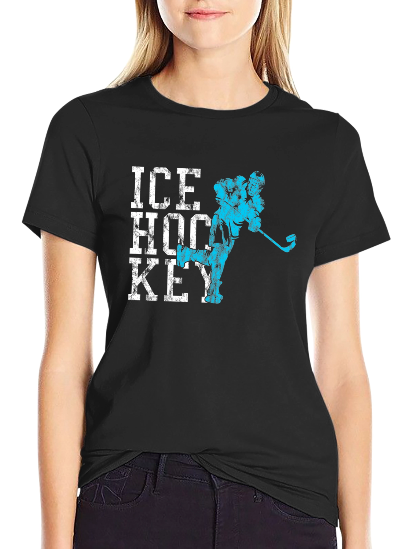 Ice Hockey Graphic T-Shirt
