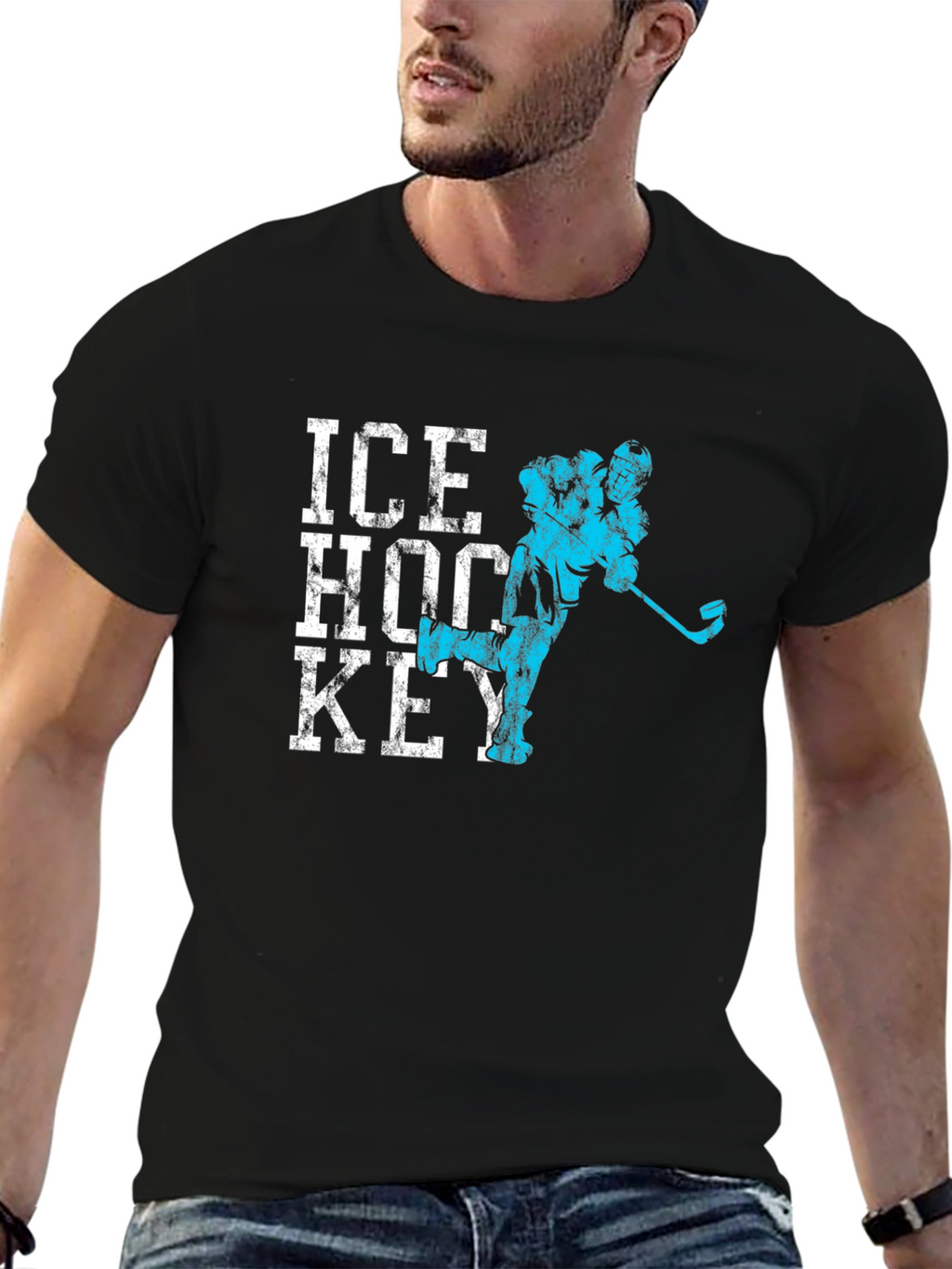 Ice Hockey Graphic T-Shirt