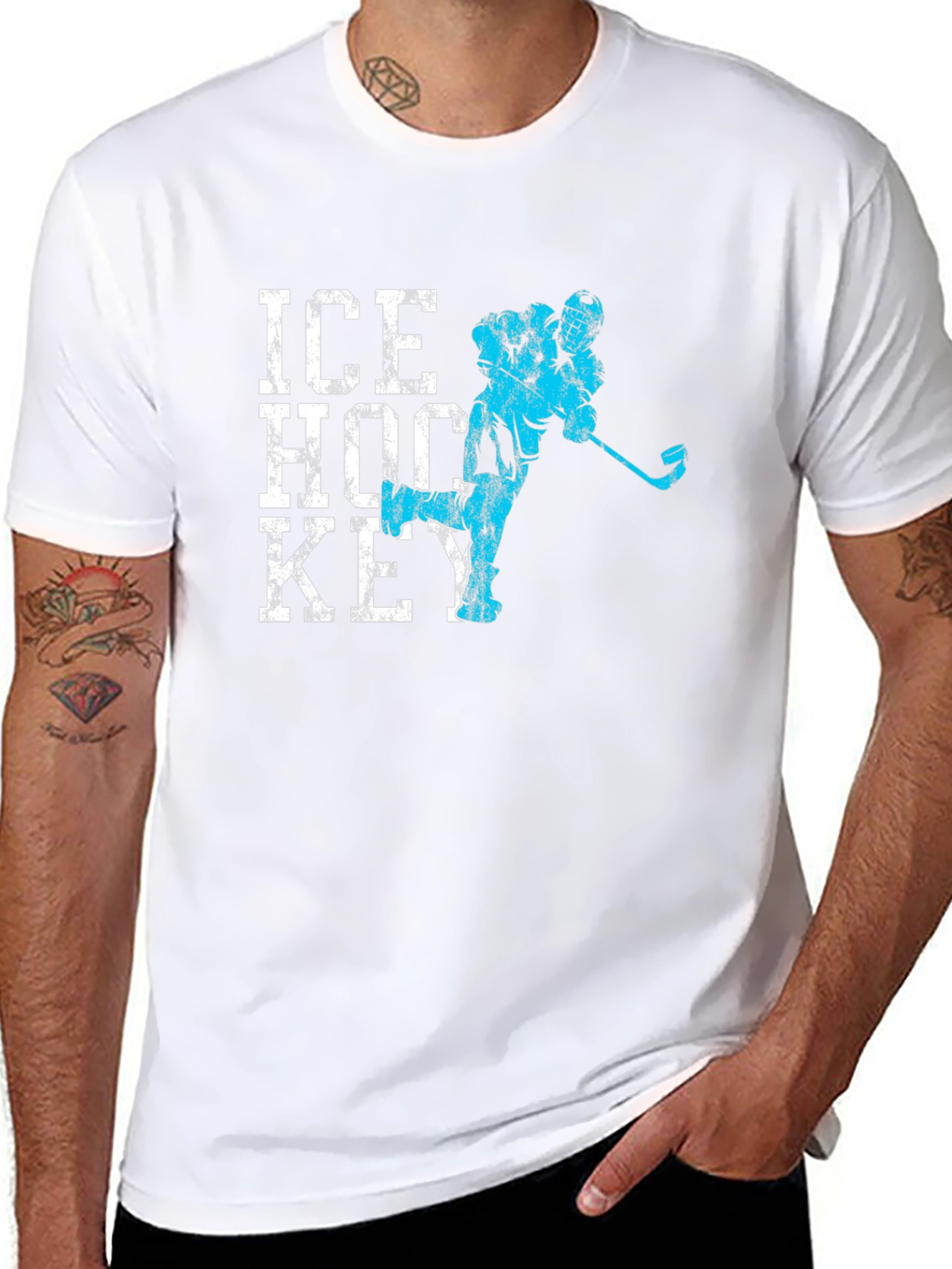 Ice Hockey Graphic T-Shirt