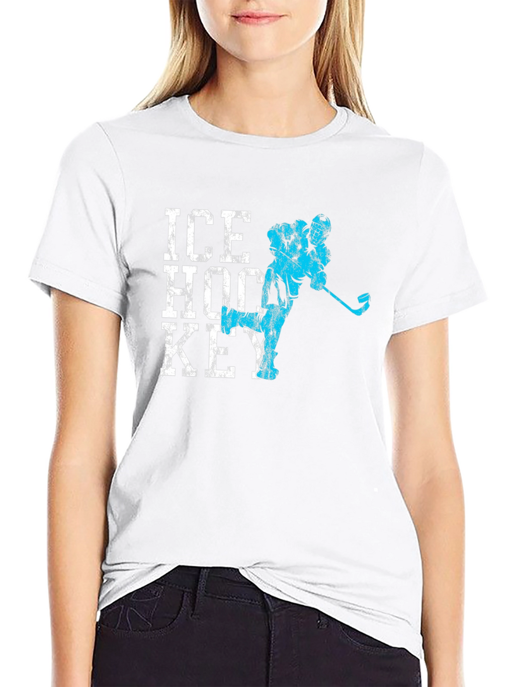 Ice Hockey Graphic T-Shirt